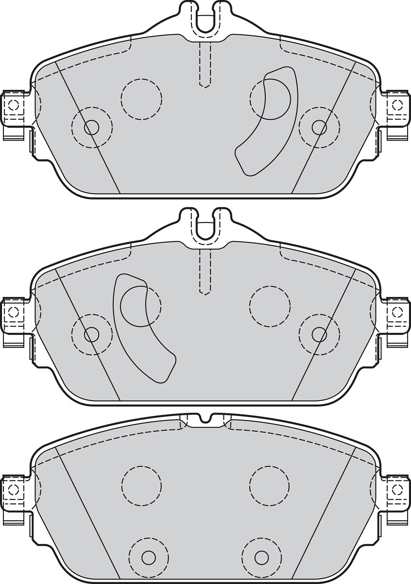 Jogo de 4 pastilhas de travão VALEO ref. 302211